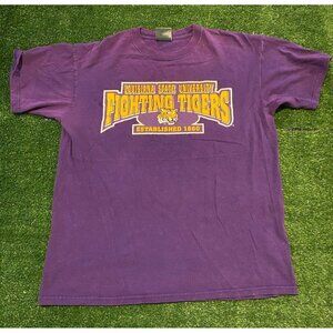 LSU Tigers shirt mens large purple yellow Y2K retro football unisex 4